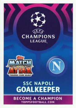 2019 Topps Match Attax UEFA Champions League Road To Madrid 19 #16 David Ospina Back