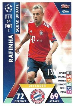 2019 Topps Match Attax UEFA Champions League Road To Madrid 19 #22 Rafinha Front