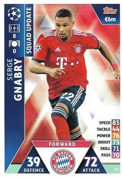2019 Topps Match Attax UEFA Champions League Road To Madrid 19 #23 Serge Gnabry Front