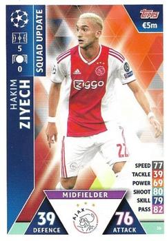 2019 Topps Match Attax UEFA Champions League Road To Madrid 19 #26 Hakim Ziyech Front