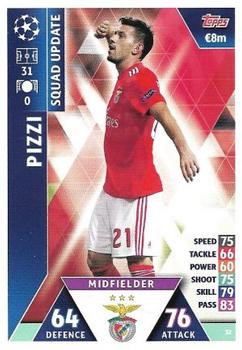 2019 Topps Match Attax UEFA Champions League Road To Madrid 19 #32 Pizzi Front