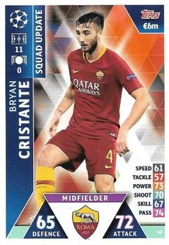 2019 Topps Match Attax UEFA Champions League Road To Madrid 19 #46 Bryan Cristante Front