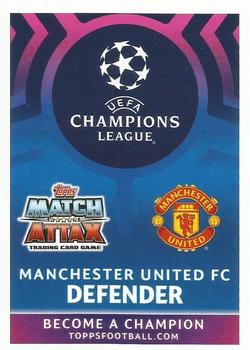 2019 Topps Match Attax UEFA Champions League Road To Madrid 19 #50 Victor Lindelof Back