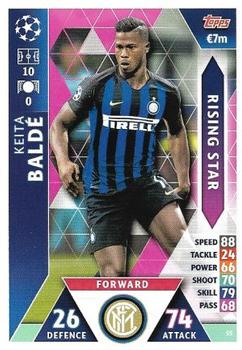 2019 Topps Match Attax UEFA Champions League Road To Madrid 19 #55 Keita Balde Front