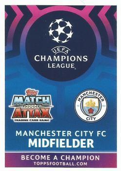 2019 Topps Match Attax UEFA Champions League Road To Madrid 19 #60 Phil Foden Back
