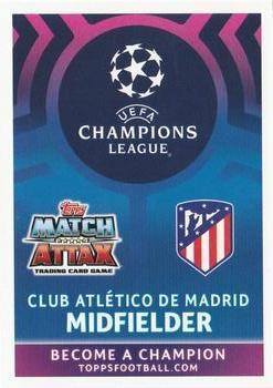 2019 Topps Match Attax UEFA Champions League Road To Madrid 19 #64 Rodri Back
