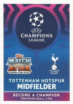 2019 Topps Match Attax UEFA Champions League Road To Madrid 19 #68 Christian Eriksen Back