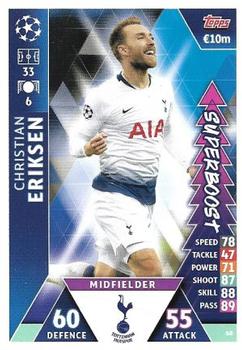 2019 Topps Match Attax UEFA Champions League Road To Madrid 19 #68 Christian Eriksen Front