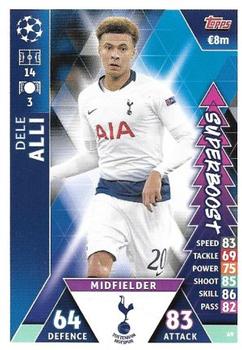 2019 Topps Match Attax UEFA Champions League Road To Madrid 19 #69 Dele Alli Front