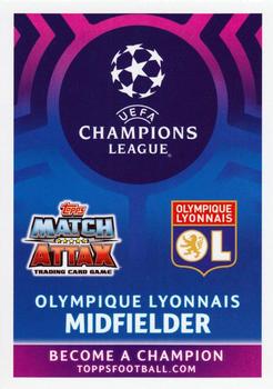 2019 Topps Match Attax UEFA Champions League Road To Madrid 19 #83 Tanguy Ndombele Back