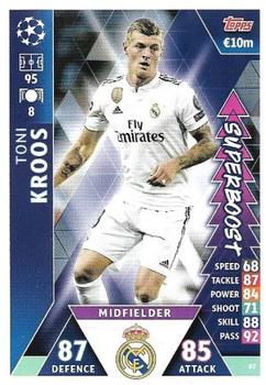 2019 Topps Match Attax UEFA Champions League Road To Madrid 19 #87 Toni Kroos Front