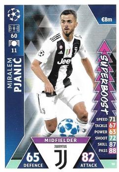 2019 Topps Match Attax UEFA Champions League Road To Madrid 19 #90 Miralem Pjanic Front