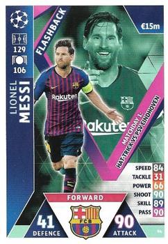 2019 Topps Match Attax UEFA Champions League Road To Madrid 19 #94 Lionel Messi Front