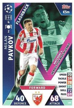 2019 Topps Match Attax UEFA Champions League Road To Madrid 19 #100 Milan Pavkov Front