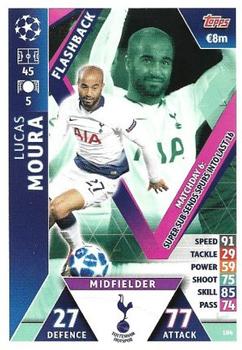 2019 Topps Match Attax UEFA Champions League Road To Madrid 19 #104 Lucas Moura Front