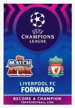 2019 Topps Match Attax UEFA Champions League Road To Madrid 19 #105 Mohamed Salah Back