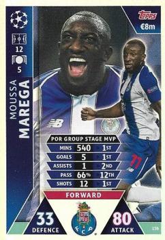 2019 Topps Match Attax UEFA Champions League Road To Madrid 19 #136 Moussa Marega Front