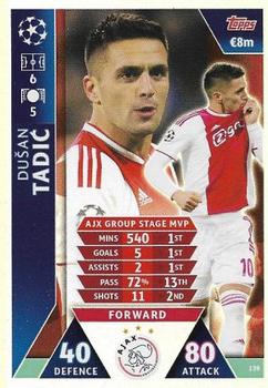 2019 Topps Match Attax UEFA Champions League Road To Madrid 19 #139 Dusan Tadic Front