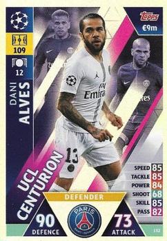 2019 Topps Match Attax UEFA Champions League Road To Madrid 19 #152 Dani Alves Front