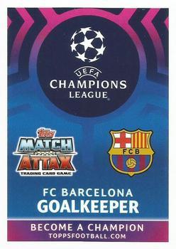 2019 Topps Match Attax UEFA Champions League Road To Madrid 19 #187 Marc‐Andre ter Stegen Back