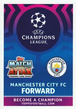 2019 Topps Match Attax UEFA Champions League Road To Madrid 19 #196 Gabriel Jesus Back