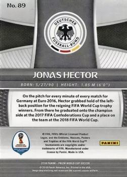 2018 Panini Prizm FIFA World Cup - Cyrillic #89 Jonas Hector Back