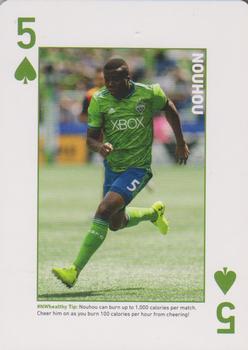 2018 CHI Franciscan Seattle Sounders FC Playing Cards #5♠ Nouhou Front