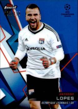 2018-19 Finest UEFA Champions League - Blue Refractor #70 Anthony Lopes Front