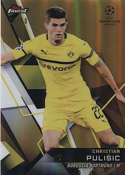 2018-19 Finest UEFA Champions League - Gold Refractor #90 Christian Pulisic Front
