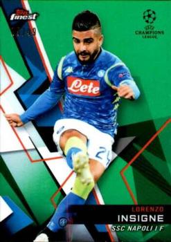 2018-19 Finest UEFA Champions League - Green Refractor #9 Lorenzo Insigne Front
