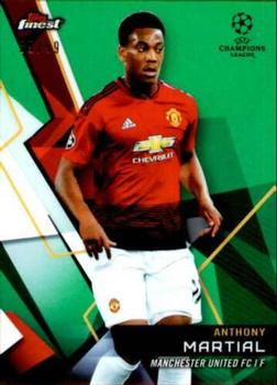2018-19 Finest UEFA Champions League - Green Refractor #48 Anthony Martial Front
