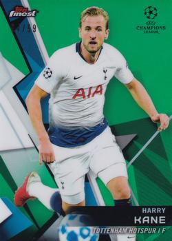 2018-19 Finest UEFA Champions League - Green Refractor #64 Harry Kane Front