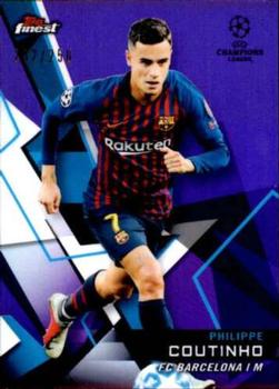 2018-19 Finest UEFA Champions League - Purple Refractor #14 Philippe Coutinho Front