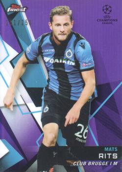 2018-19 Finest UEFA Champions League - Purple Refractor #49 Mats Rits Front