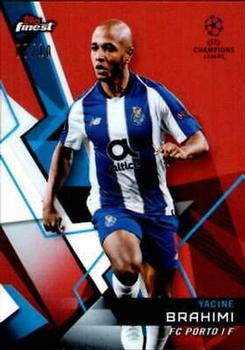 2018-19 Finest UEFA Champions League - Red Refractor #91 Yacine Brahimi Front