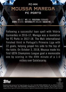 2018-19 Finest UEFA Champions League - Finest Cornerstones #FC-MM Moussa Marega Back