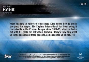 2018-19 Finest UEFA Champions League - Standout Strikers #SS-HK Harry Kane Back