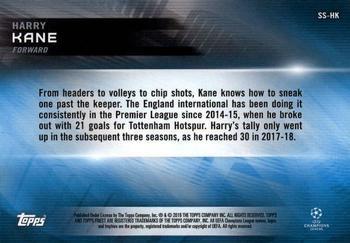 2018-19 Finest UEFA Champions League - Standout Strikers SuperFractor #SS-HK Harry Kane Back