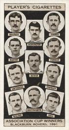 1930 Player's Association Cup Winners #12 Blackburn Rovers 1891 Front