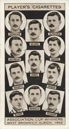 1930 Player's Association Cup Winners #13 West Bromwich Albion 1892 Front