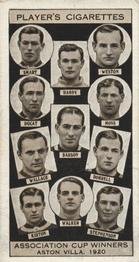 1930 Player's Association Cup Winners #41 Aston Villa 1920 Front