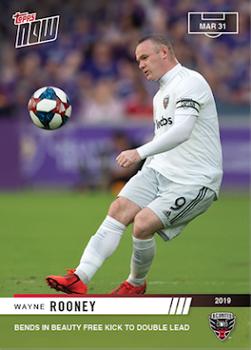 2019 Topps Now MLS #22 Wayne Rooney Front