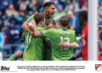 2019 Topps Now MLS #26 Seattle Sounders Back