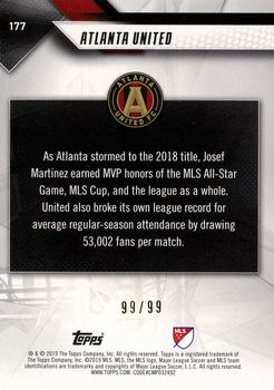 2019 Topps MLS - Blue #177 Atlanta United Back