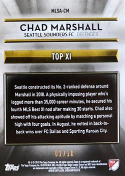 2019 Topps MLS - 2018 MLS Award Winners Red #MLSA-CM Chad Marshall Back