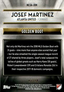 2019 Topps MLS - 2018 MLS Award Winners Red #MLSA-JOM Josef Martinez Back
