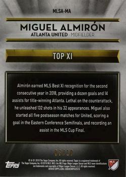 2019 Topps MLS - 2018 MLS Award Winners Red #MLSA-MA Miguel Almirón Back
