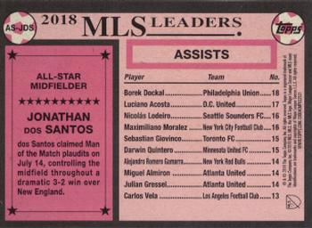 2019 Topps MLS - All-Stars #AS-JDS Jonathan dos Santos Back