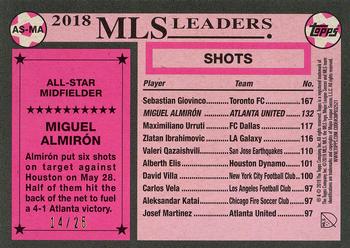 2019 Topps MLS - All-Stars Orange #AS-MA Miguel Almirón Back