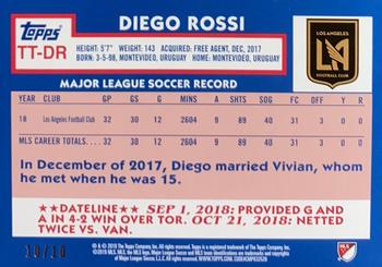 2019 Topps MLS - Throwback Topps Red #TT-DR Diego Rossi Back